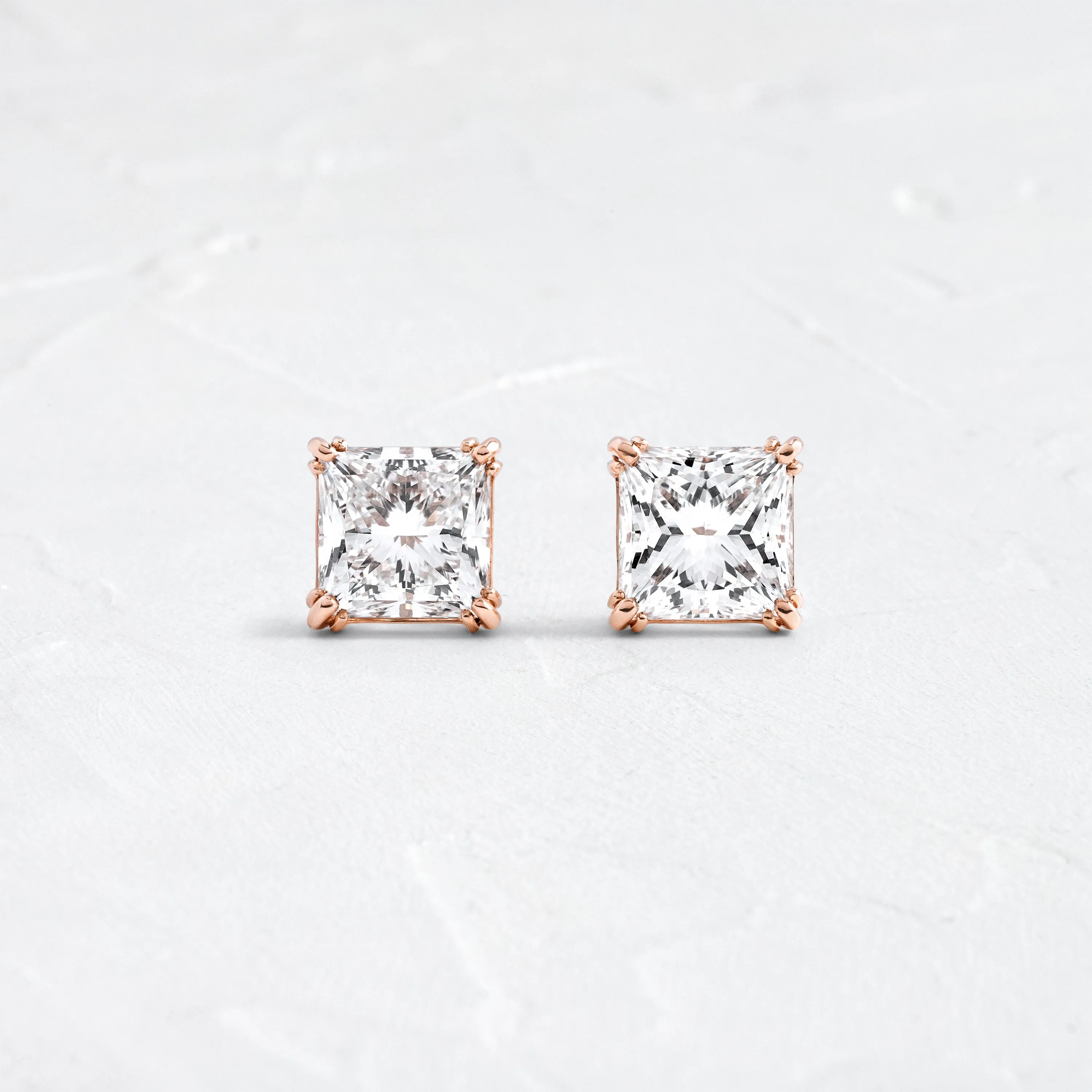 Threaded Studs, Princess Cut