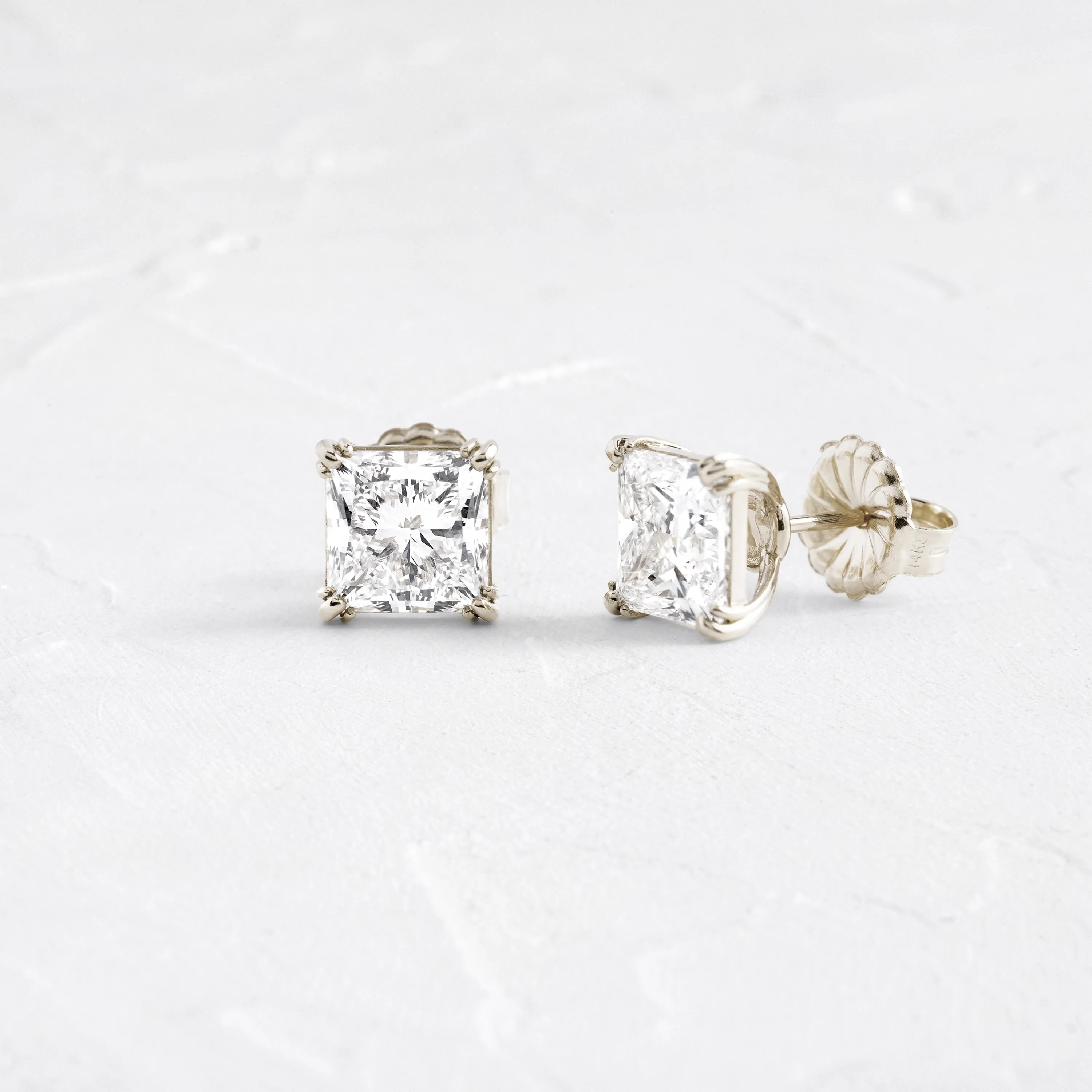 Threaded Studs, Princess Cut