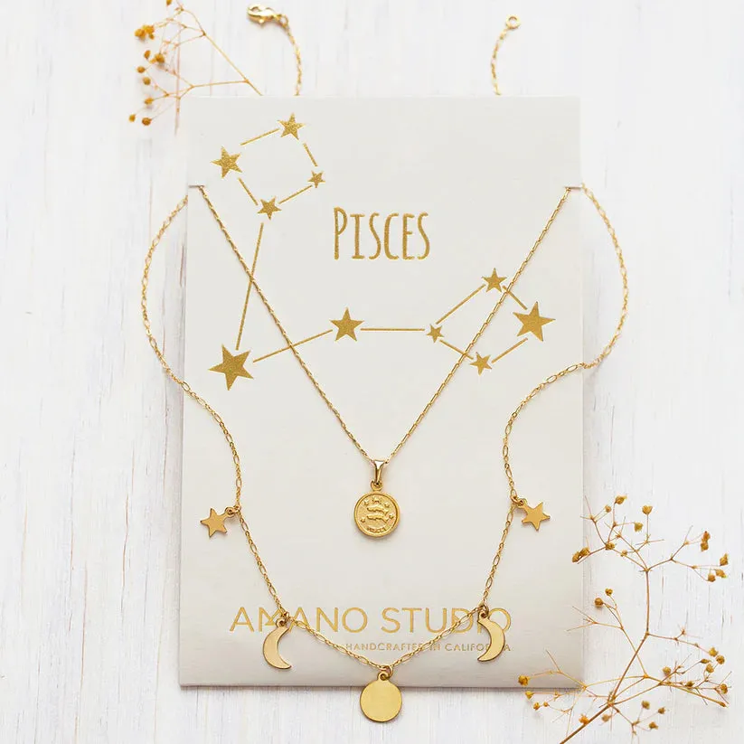 TINY ZODIAC MEDALLION