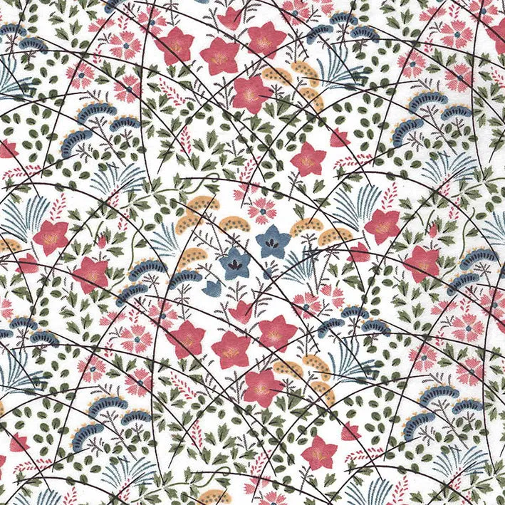 Tissue Transfer Bright Flowers