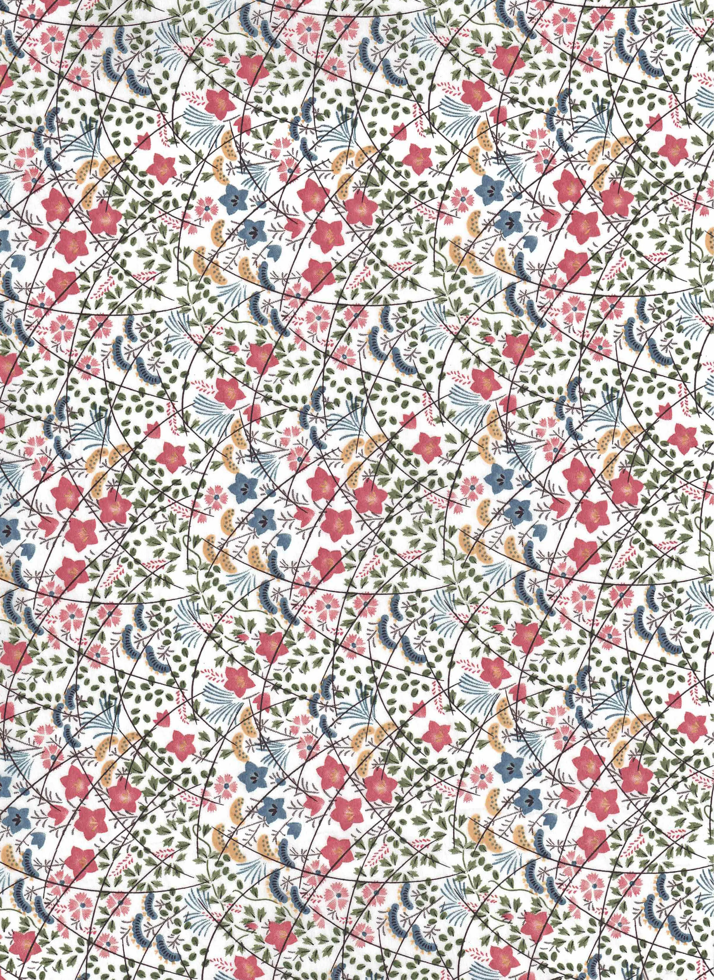 Tissue Transfer Bright Flowers