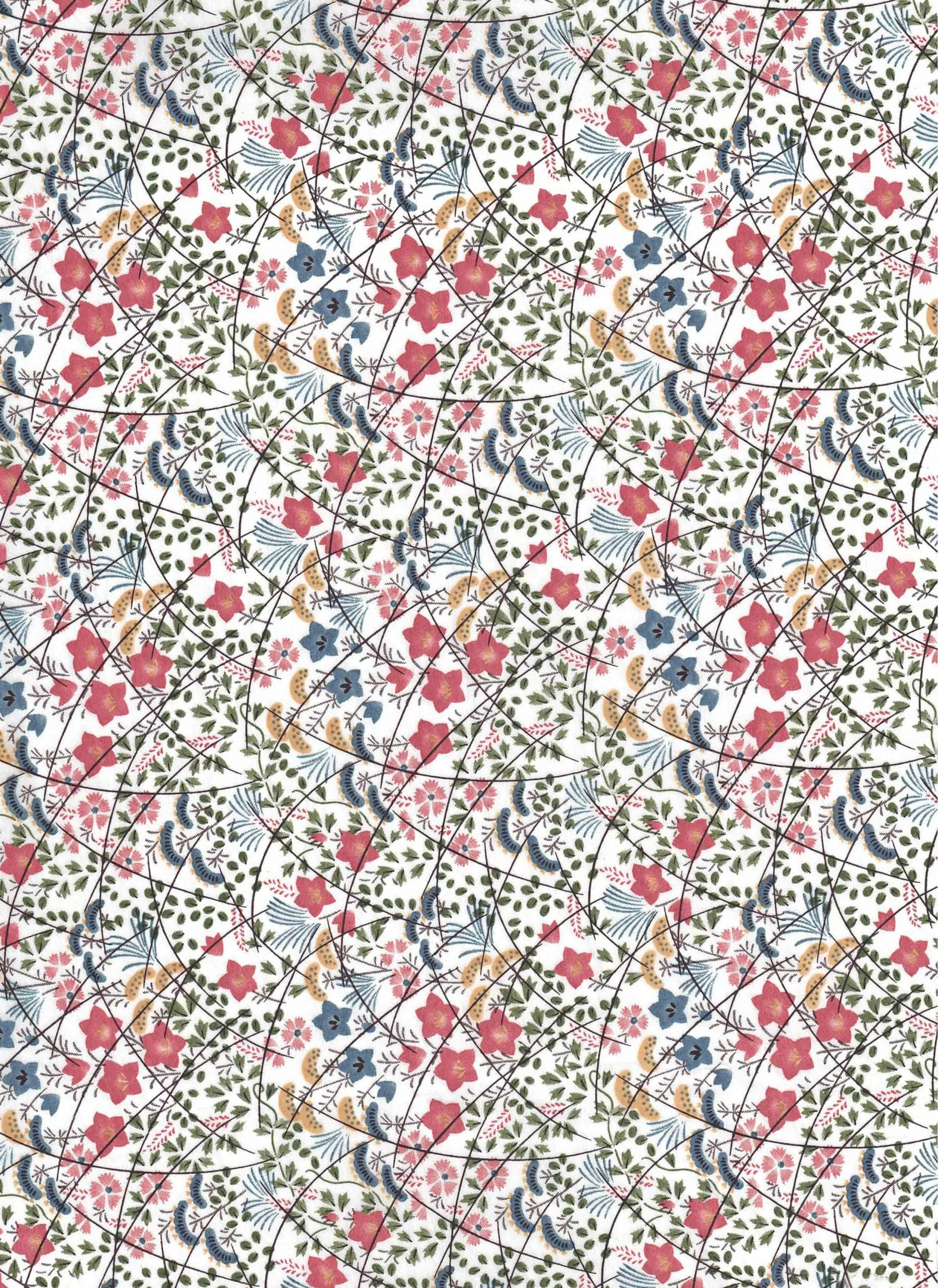 Tissue Transfer Bright Flowers