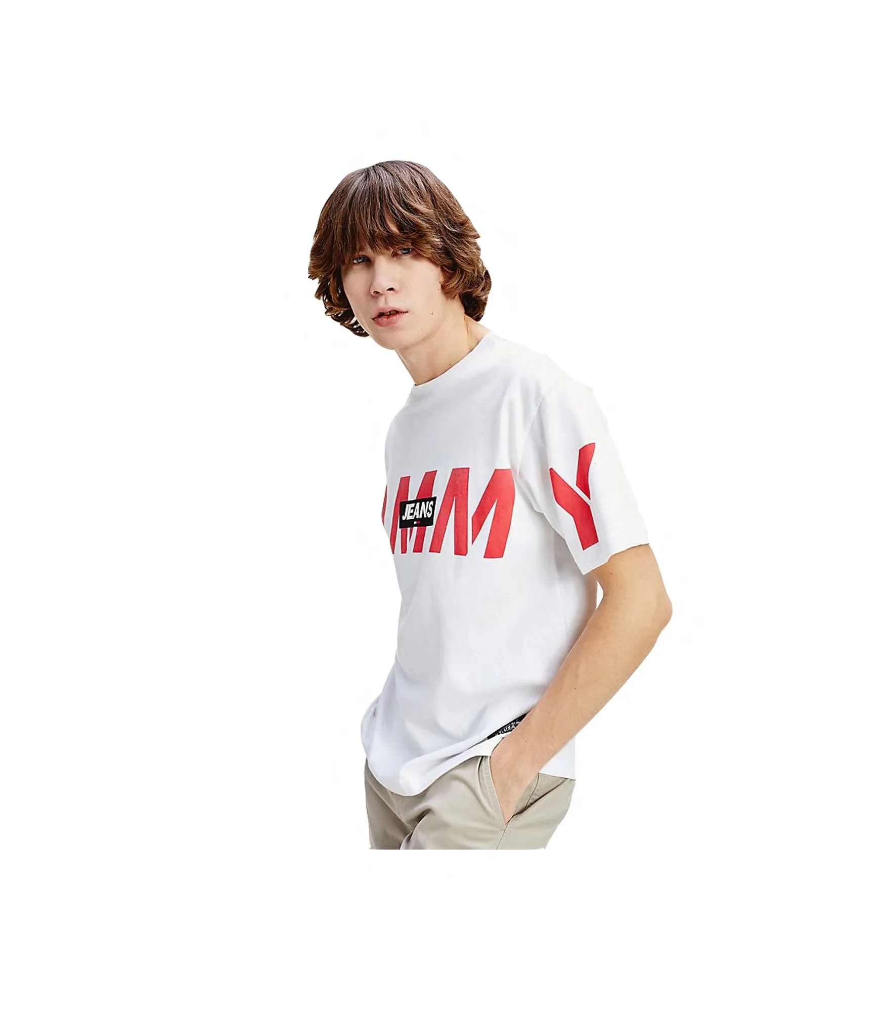 Tjm Bold Tommy Logo - White
