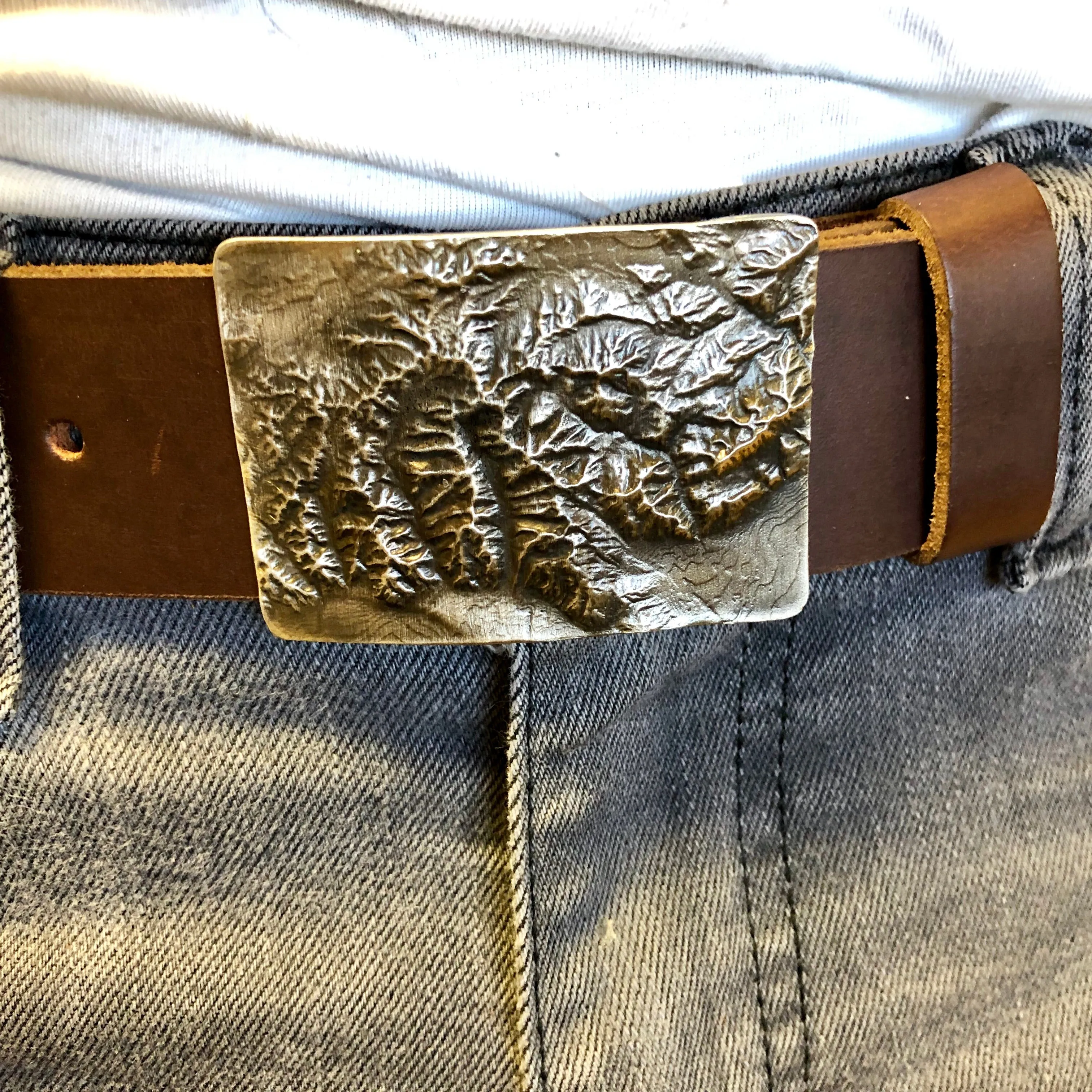 Topography Belt Buckle
