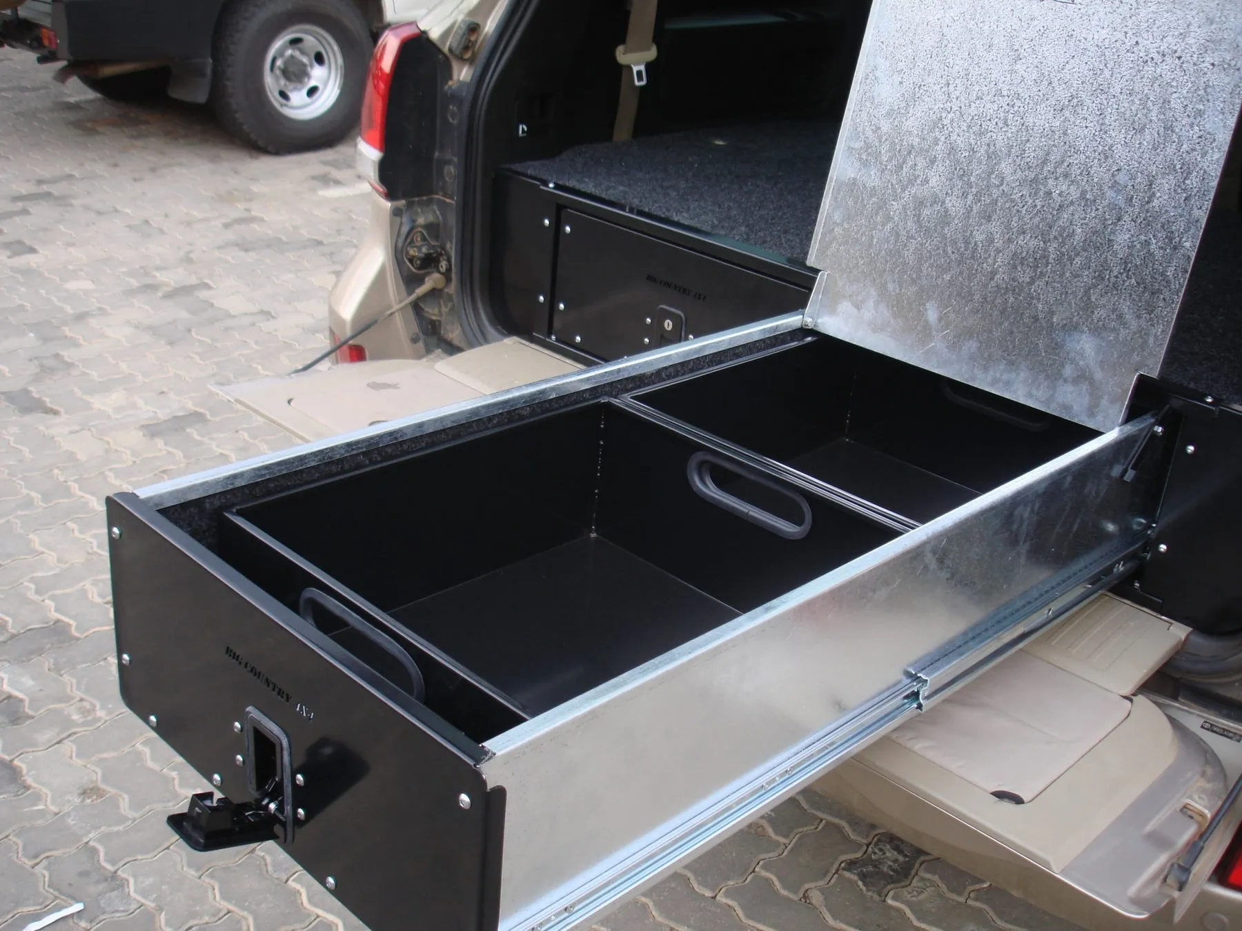 Toyota Land Cruiser 200/Lexus LX570 Twin Drawer Kit - By Big Country 4x4