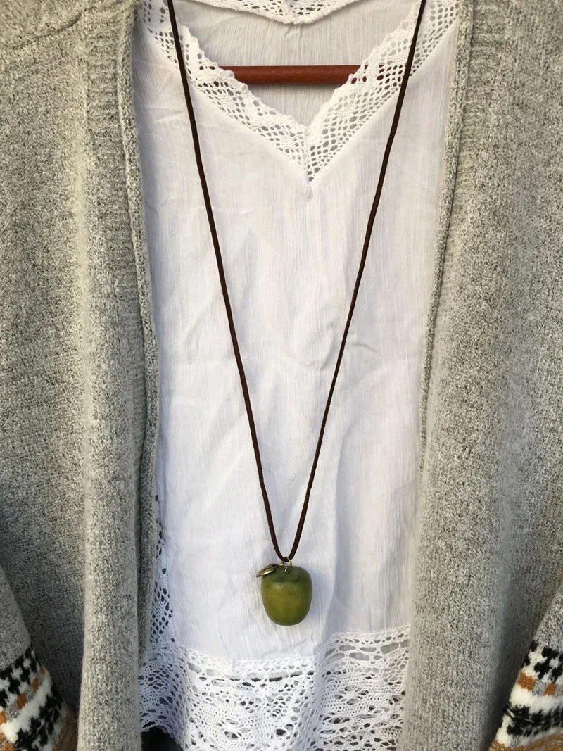 Trendy Apple Pendant