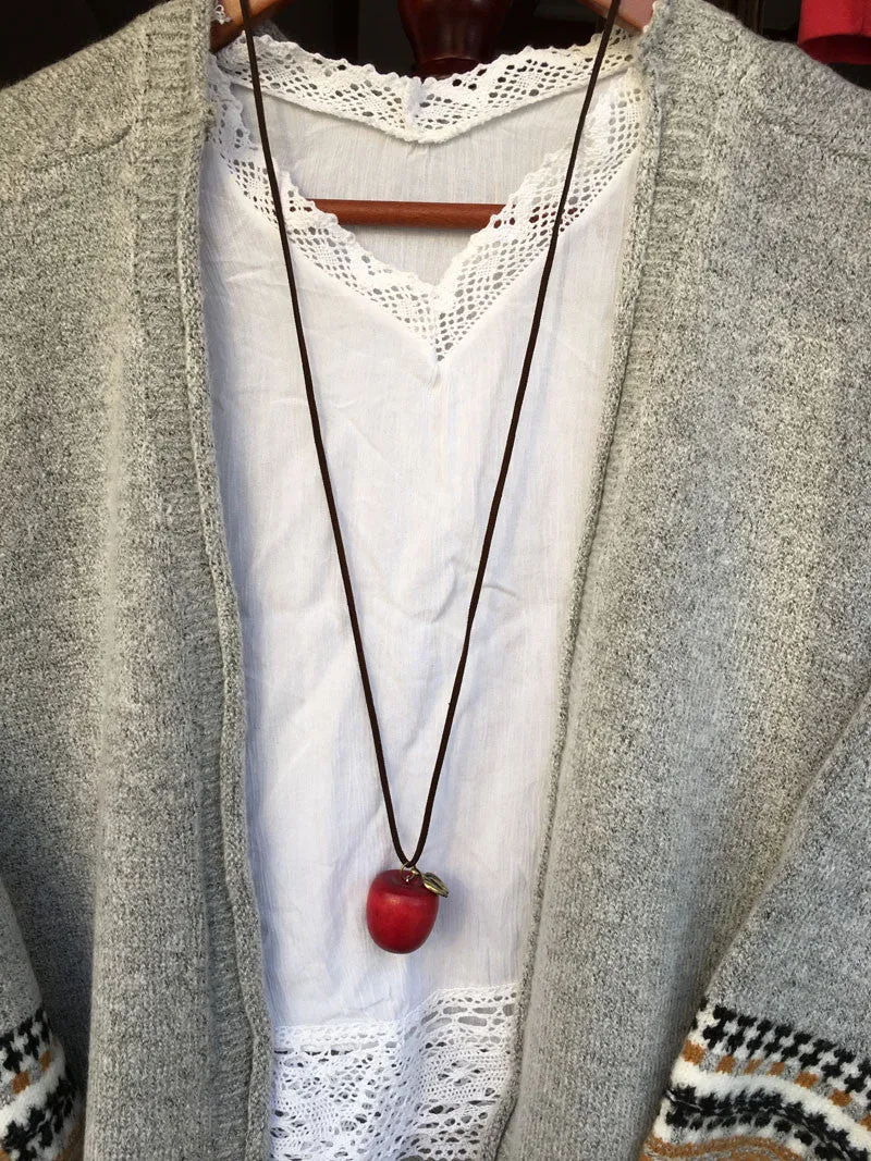 Trendy Apple Pendant