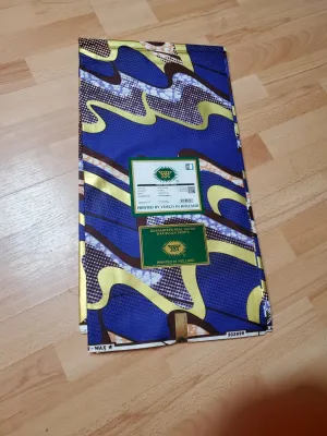 Trendy Designed Original  Fabrics - Blue Colored Body
