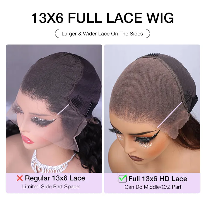 Trendy Layered Cut Straight Wig 13x6 Transparent HD Lace Frontal Wig