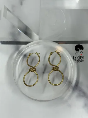 Twisted Infinity Earrings