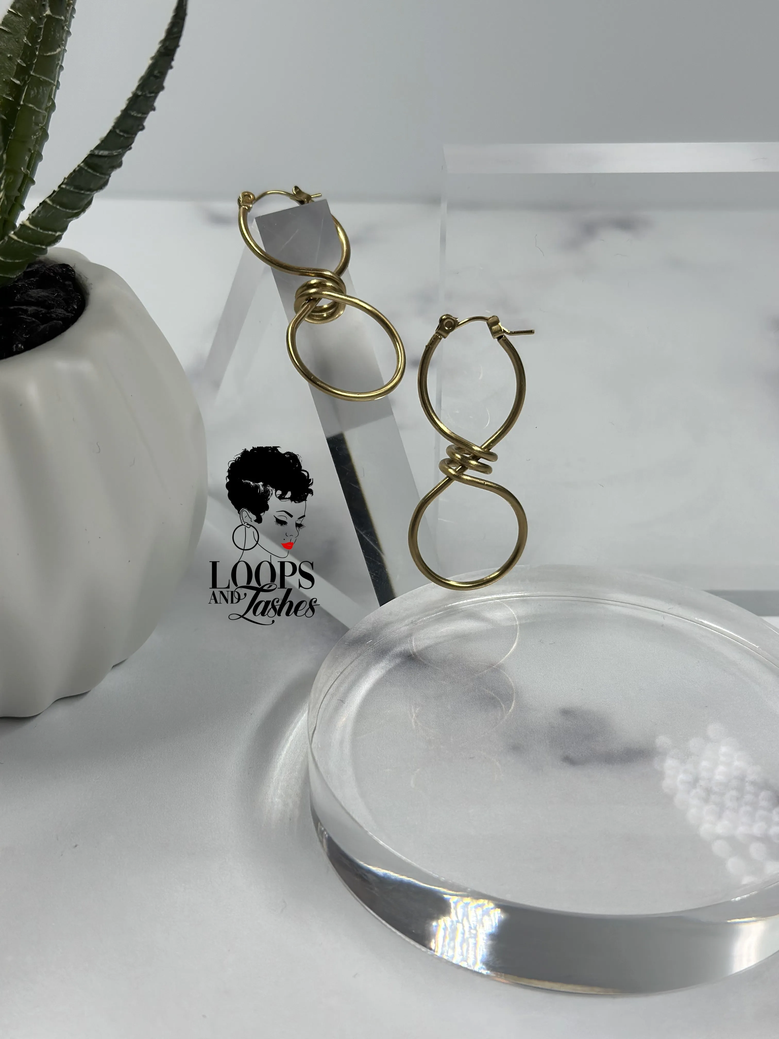 Twisted Infinity Earrings
