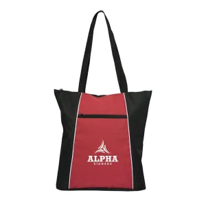 Two-Tone Heathered Tote Bag