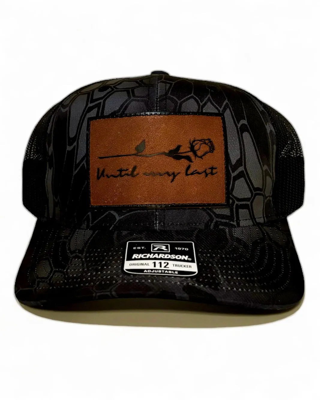 Until My Last Leather Patch Hat