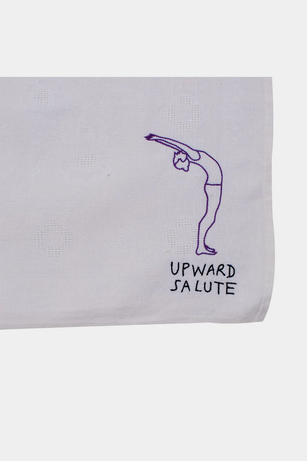Upward Salute Embroidered Napkin