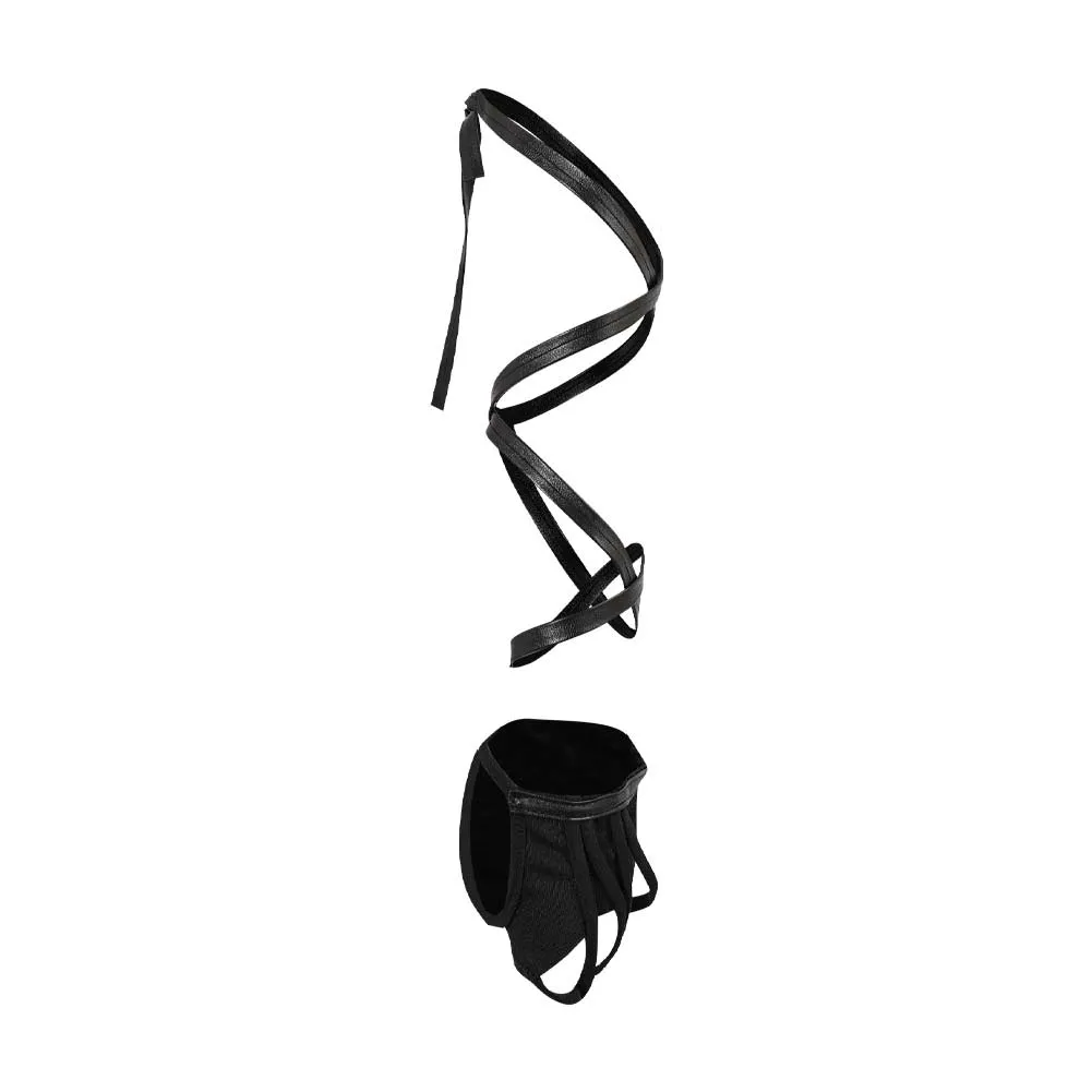 Valorant Fade Cosplay Black Gloves Accessories Props