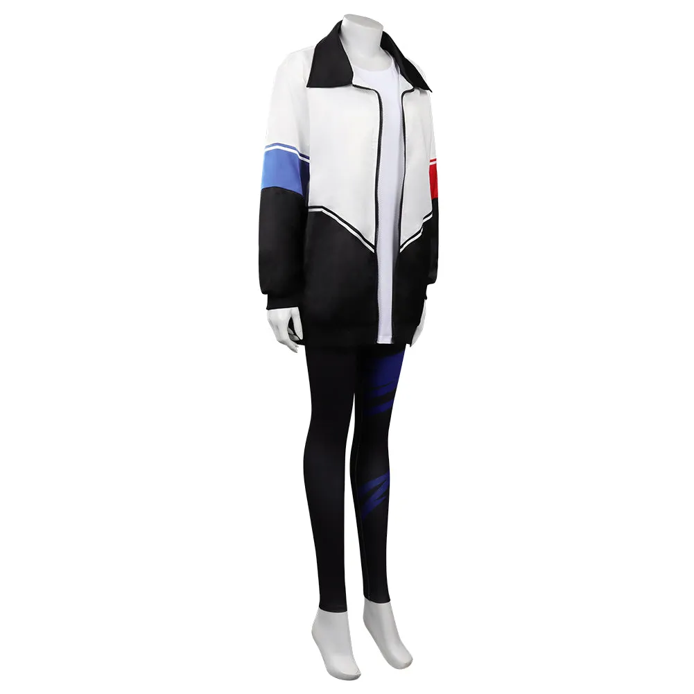 Valorant Jetty Cosplay Costume T-shirt Pants Outfits Halloween Carnival Suit