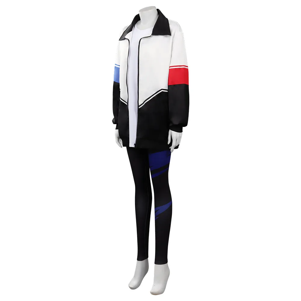 Valorant Jetty Cosplay Costume T-shirt Pants Outfits Halloween Carnival Suit