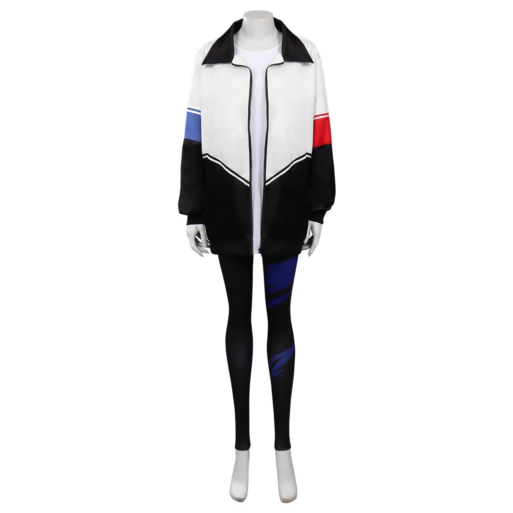 Valorant Jetty Cosplay Costume T-shirt Pants Outfits Halloween Carnival Suit