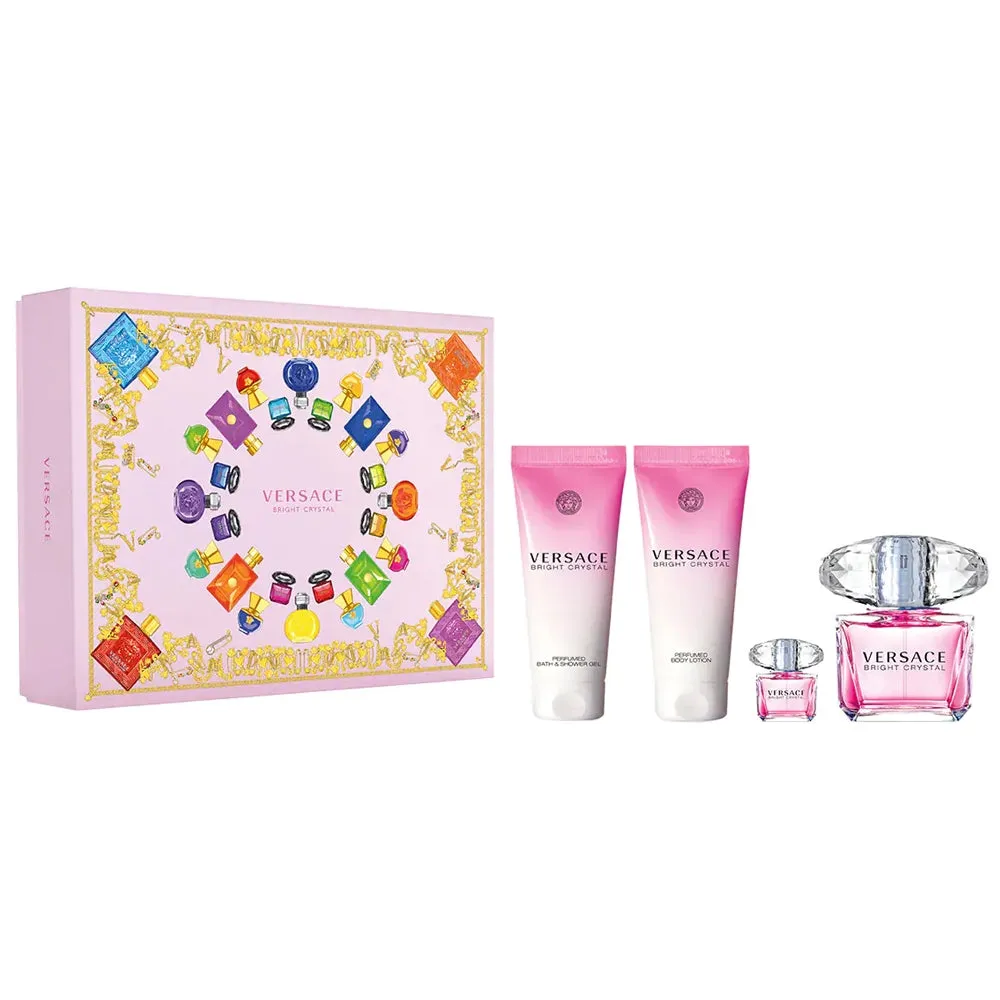 Versace Bright Crystal Gift Set For Women
