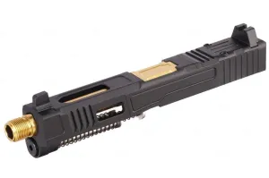 VFC Fowler Industries MKII Glock 17 Gen 5 GBB Airsoft Complete Upper Slide Set (Aluminum)