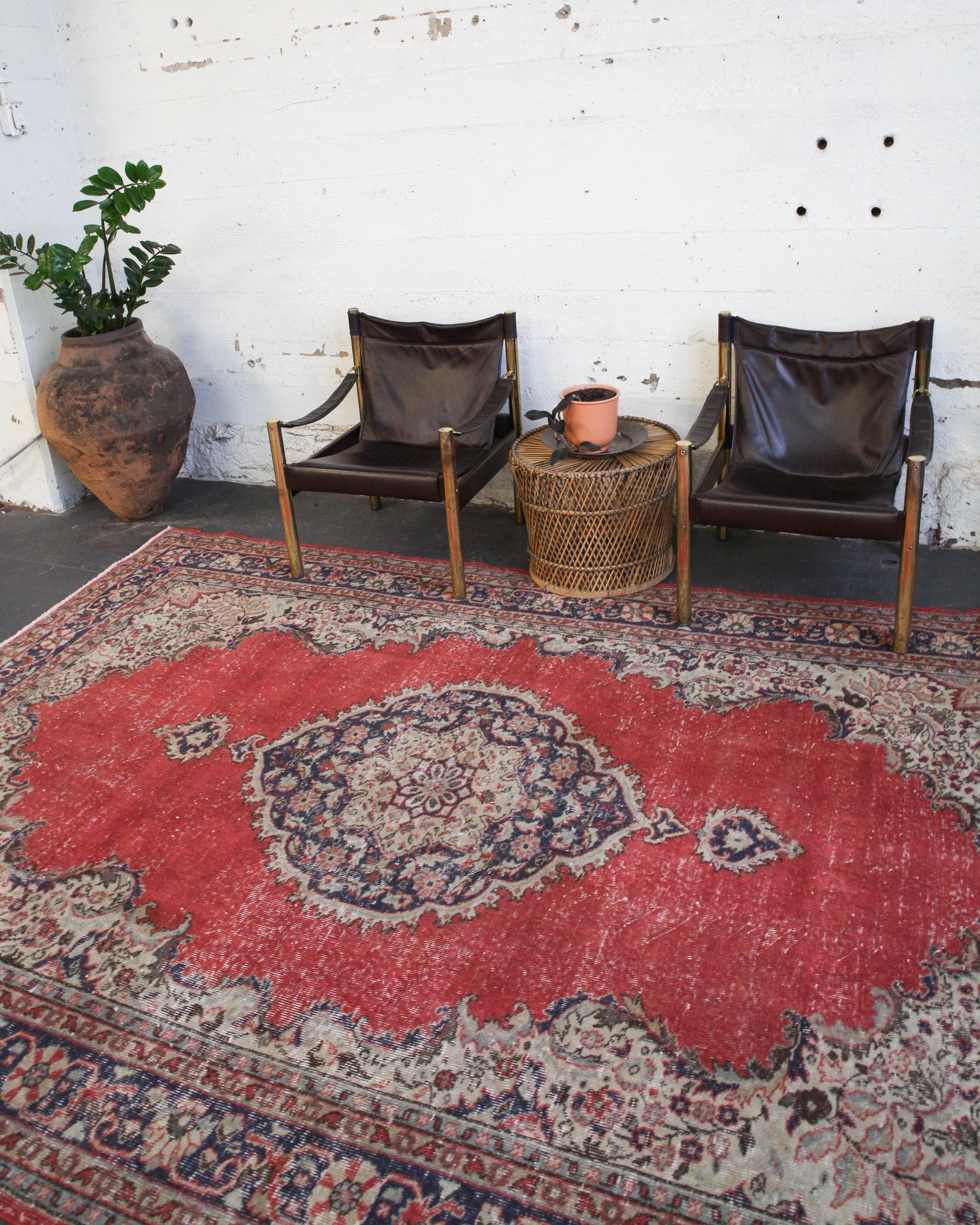 Vintage Anatolian Rug 7'x10'4"
