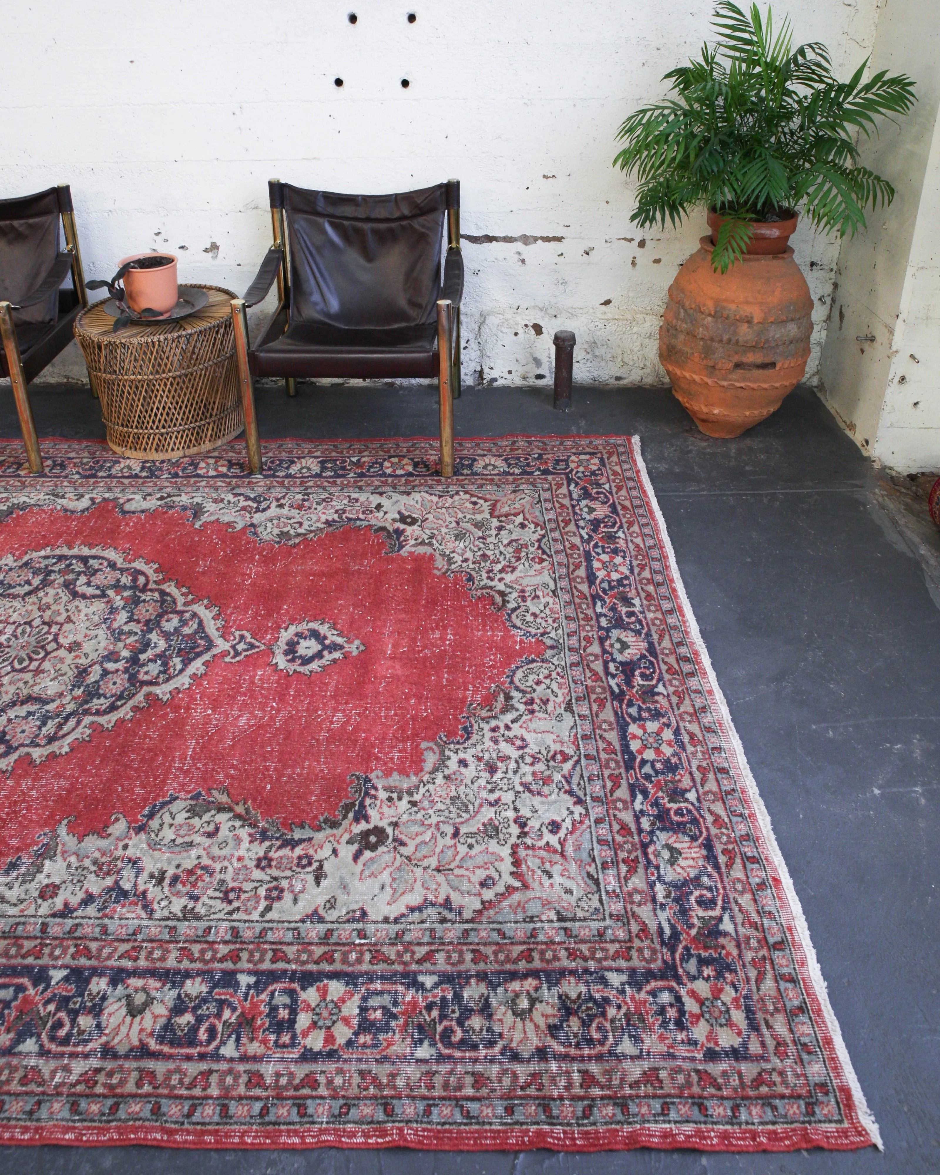 Vintage Anatolian Rug 7'x10'4"