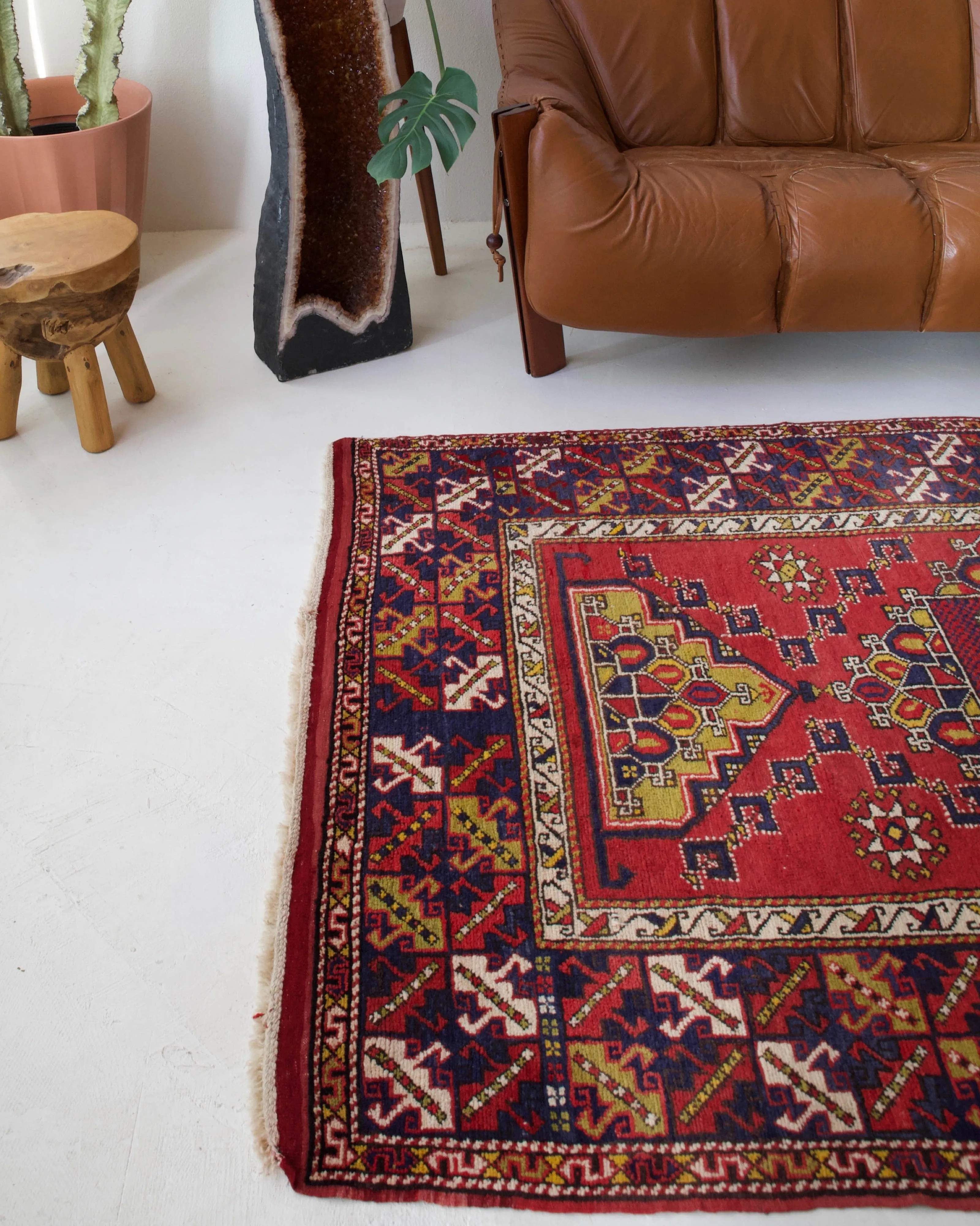 Vintage Canakkale Rug 5'x7'7"