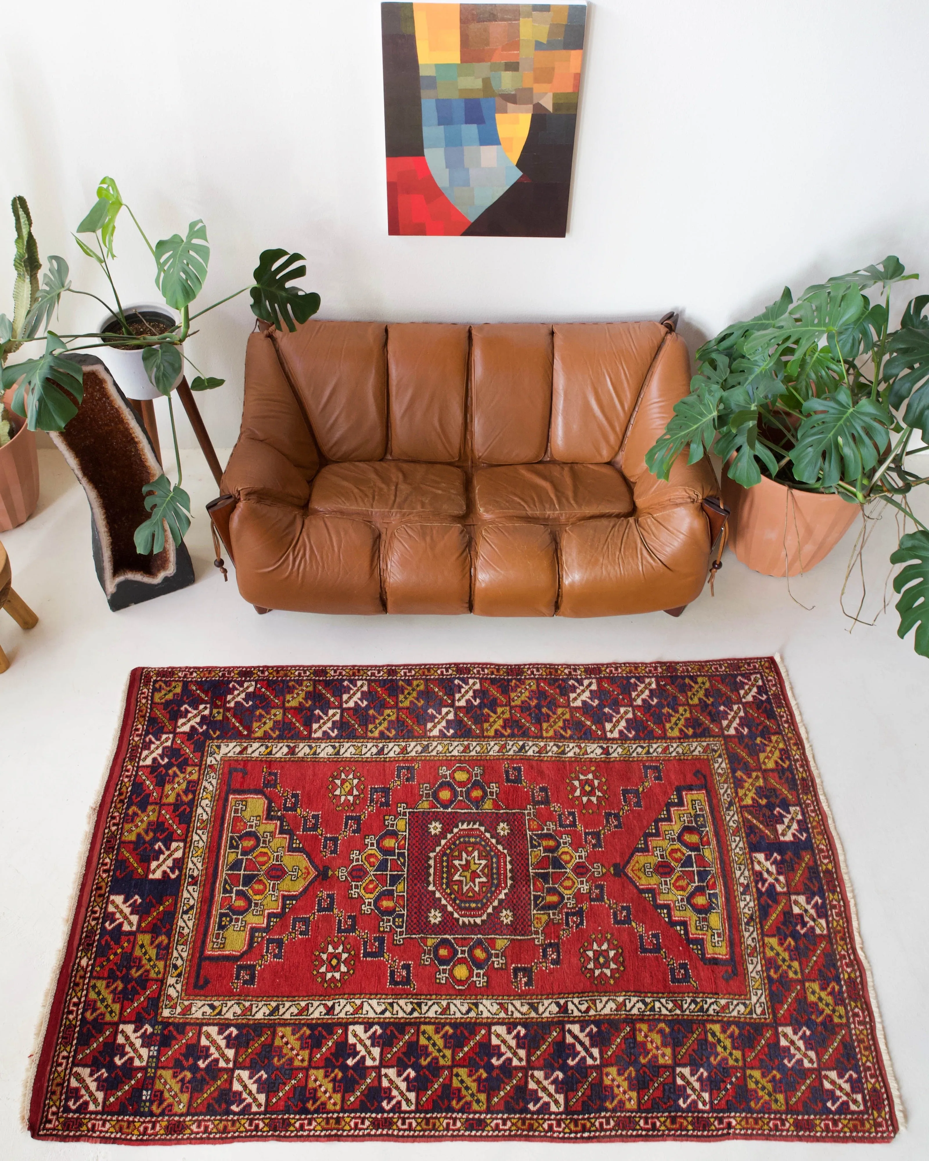 Vintage Canakkale Rug 5'x7'7"