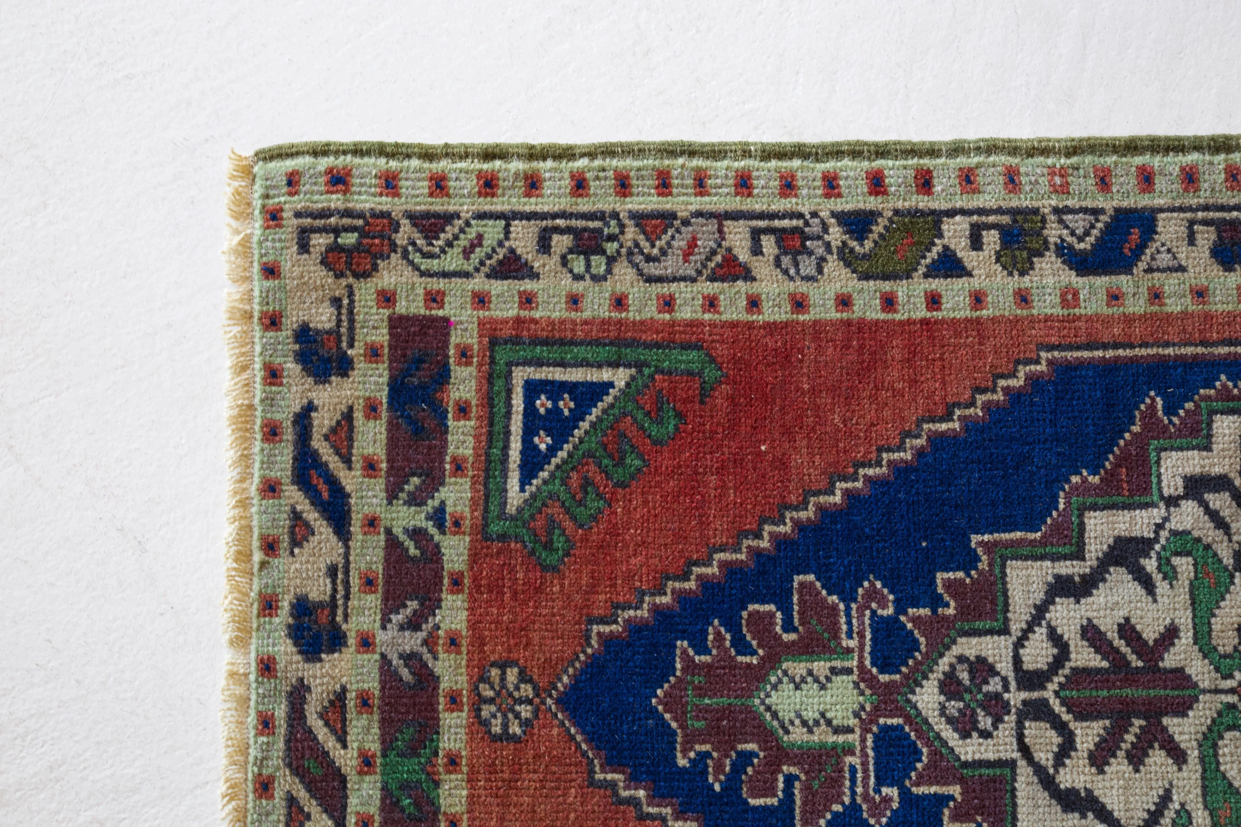 Vintage Mini Turkish Rug 21"x41"