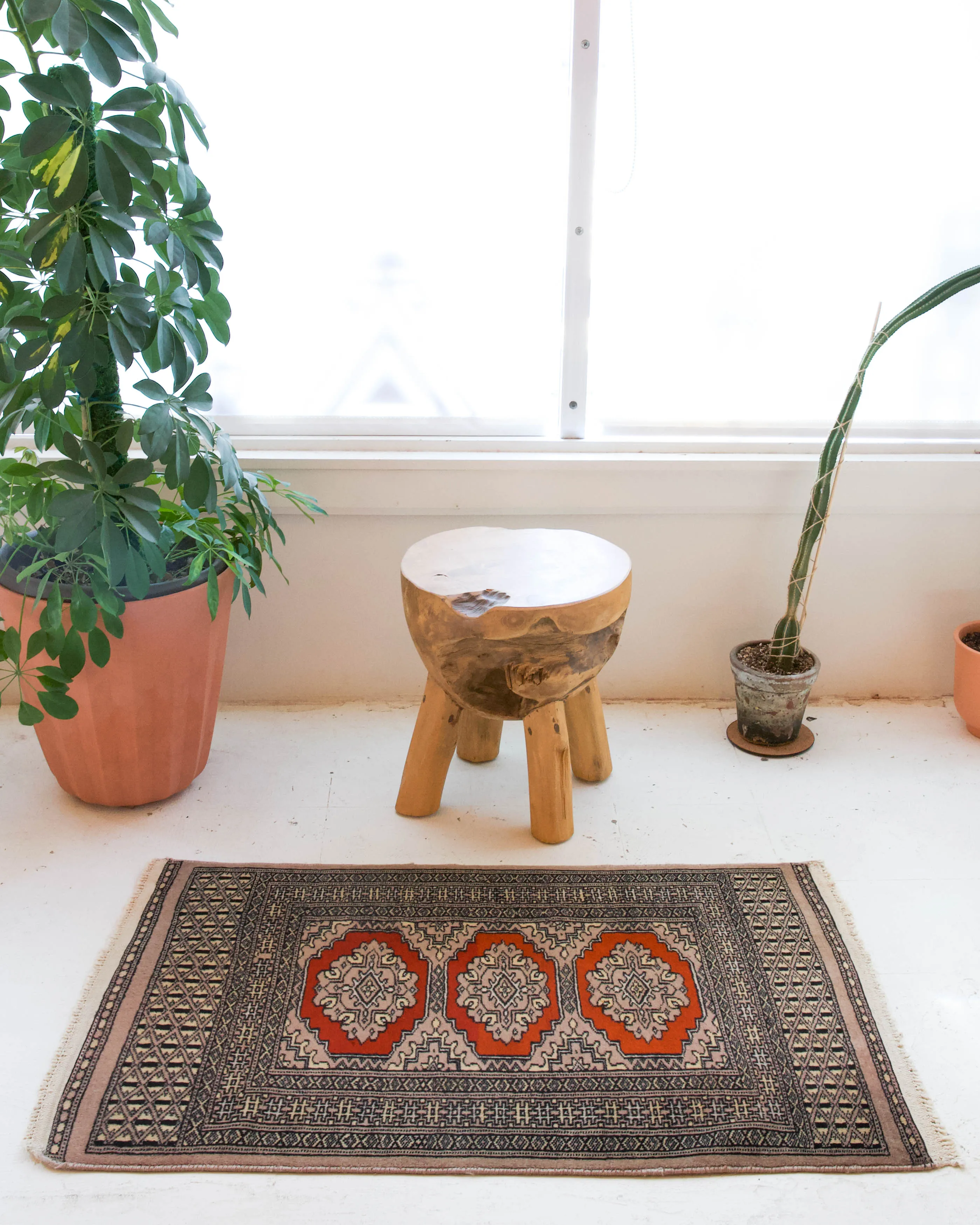 Vintage Mini Turkish Rug 25"x40"