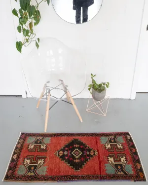 Vintage Mini Turkish Rug