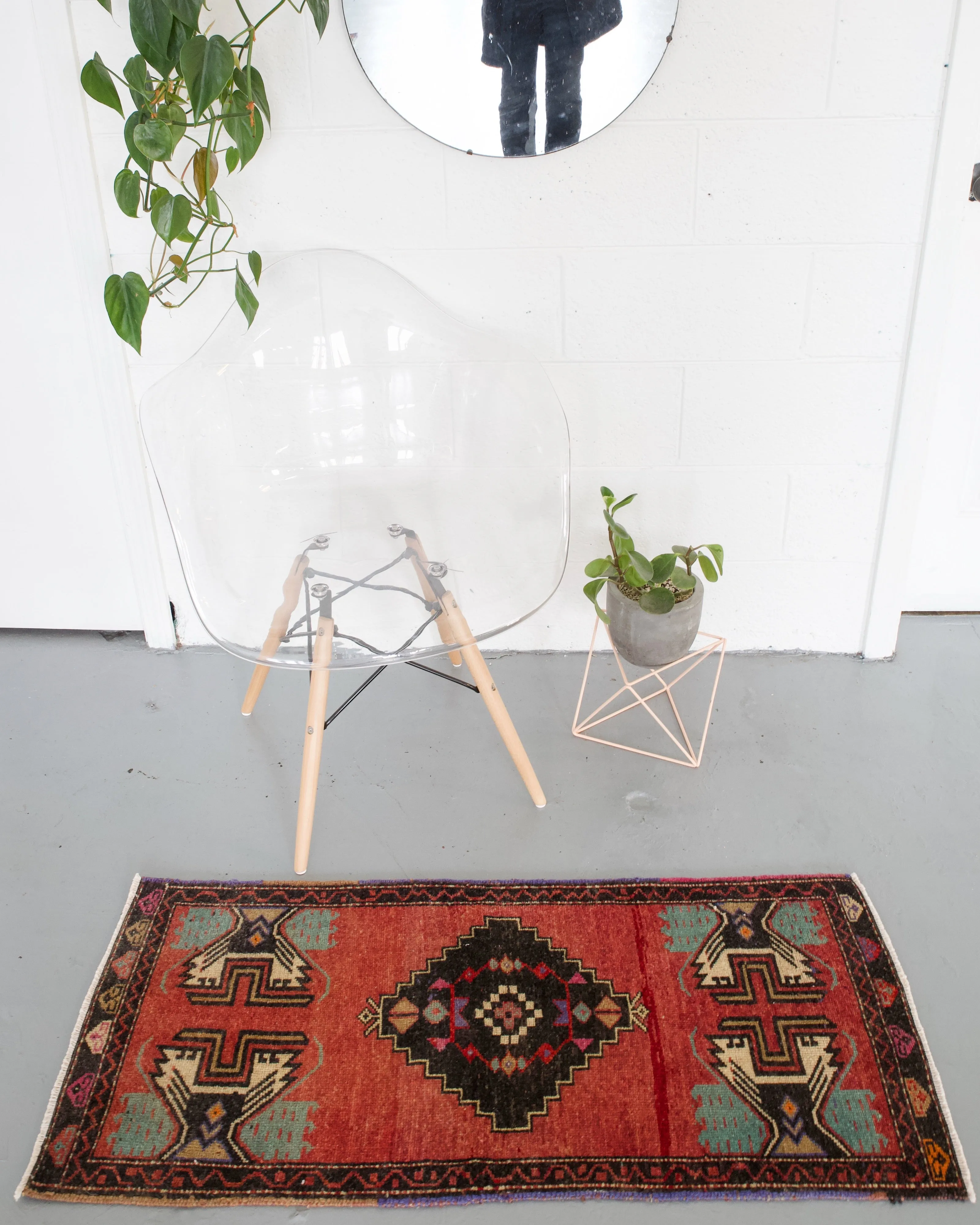 Vintage Mini Turkish Rug