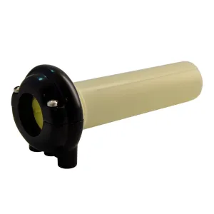 Vintage Style Throttle Assembly - Black - Double Cable