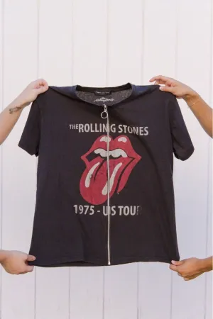 Vintage Zipper Band Tee -The Rolling Stones