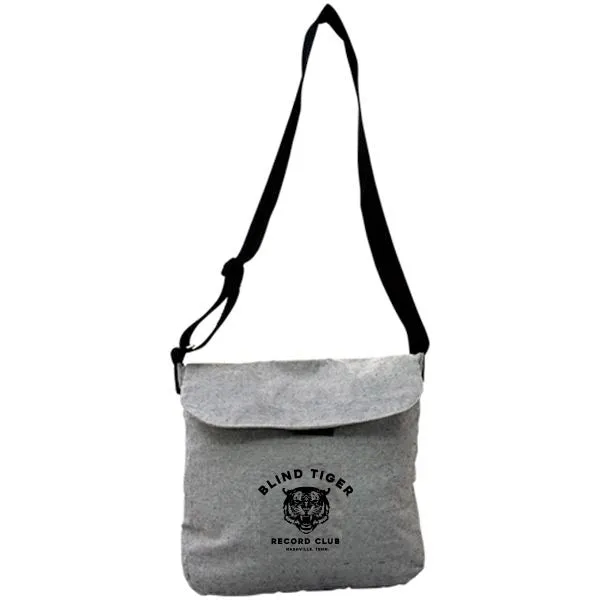 Vinyl Record Messenger Bag