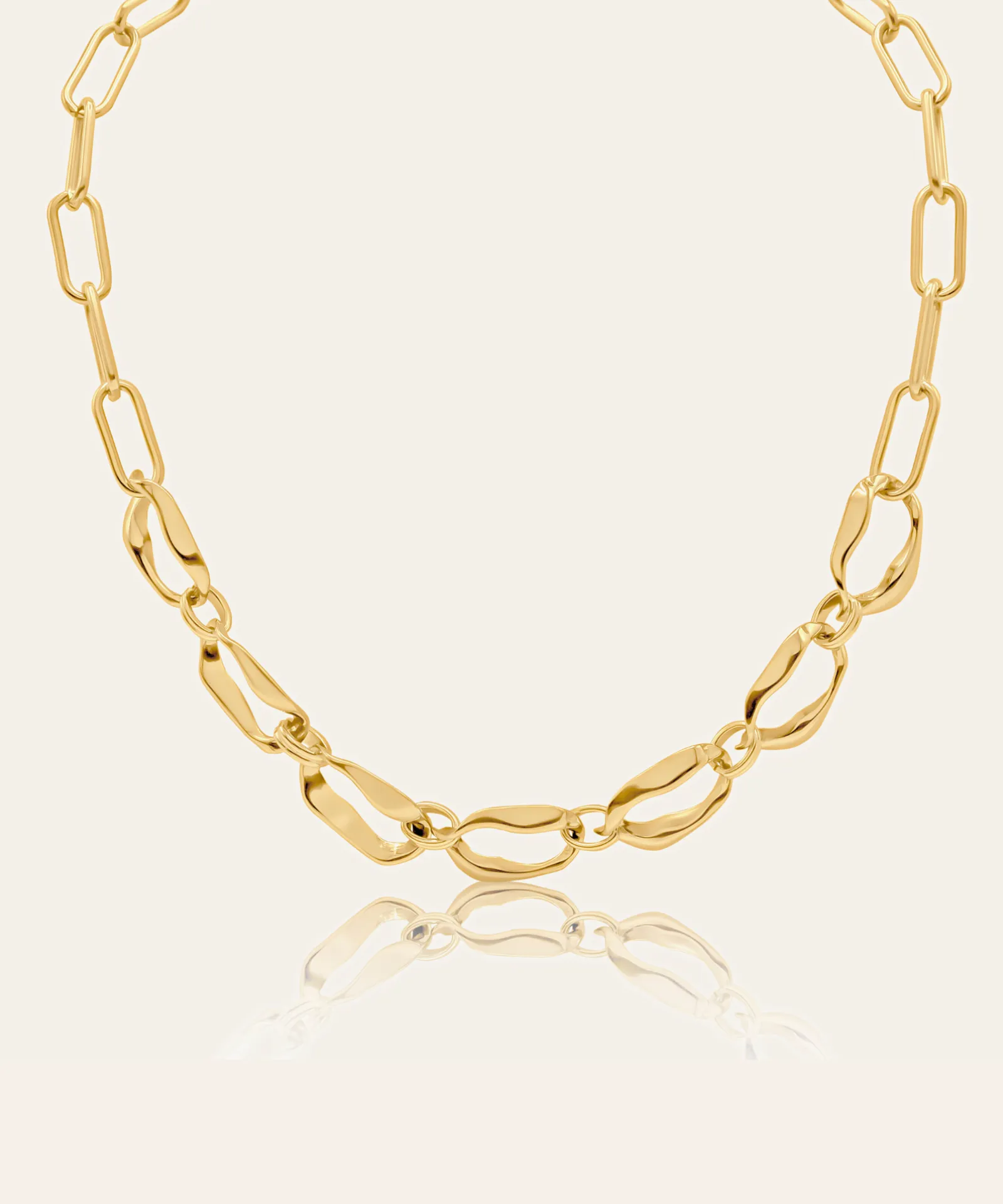 Viola Chunky Chain Link Necklace