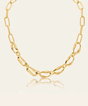 Viola Chunky Chain Link Necklace