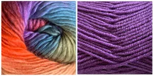 VIOLET   ZINNIA (100% Acrylic) Phoenix Cardigan Kit (Sizes Small/Medium or Large - X-Large)