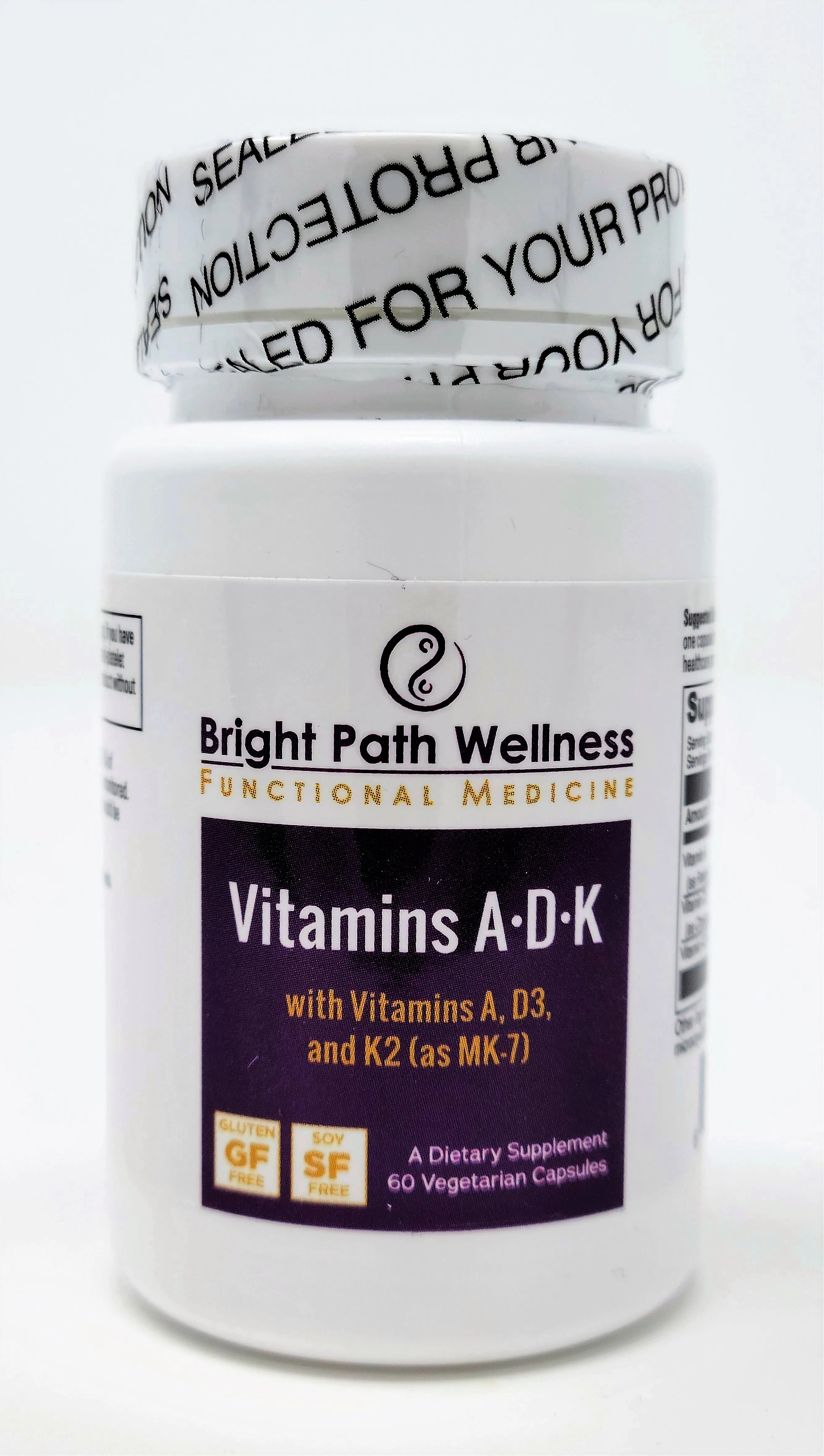 Vitamins A·D·K by Bright Path Wellness - Gluten Free