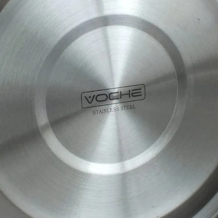 Voche® 3L Whistling Stovetop Kettle Stainless Steel Matt Black Gas Electric Hobs