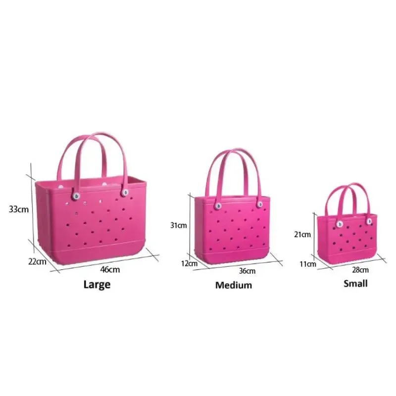 Waterproof Beach Bags - Stylish EVA Rubber Totes for Fun Days at the Beach and Beyond