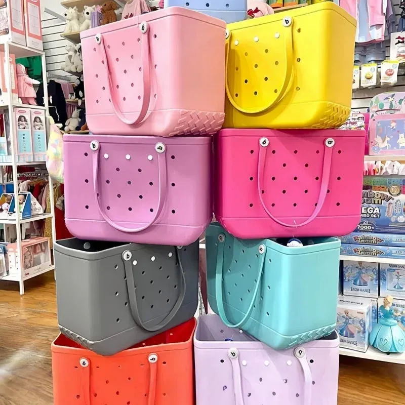 Waterproof Beach Bags - Stylish EVA Rubber Totes for Fun Days at the Beach and Beyond
