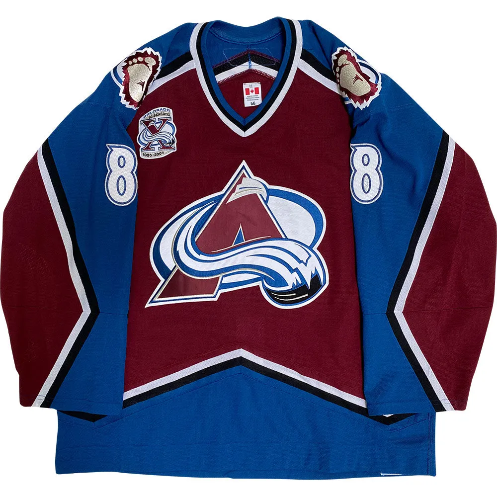 Wojtek Wolski Autographed Game-Worn Colorado Avalanche Jersey