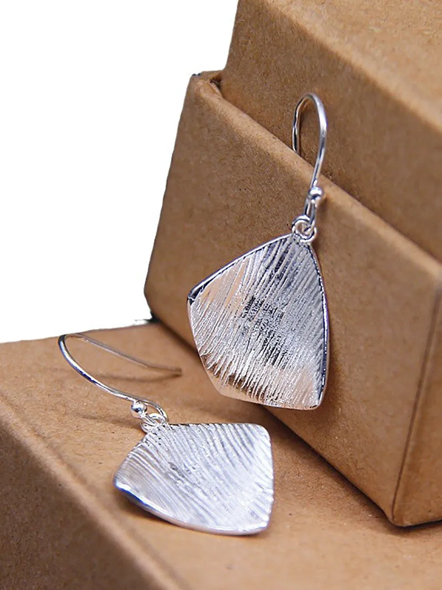 Women Casual Stripe S925Silver Earrings