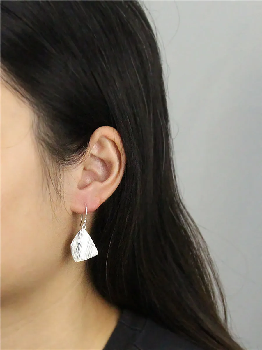 Women Casual Stripe S925Silver Earrings