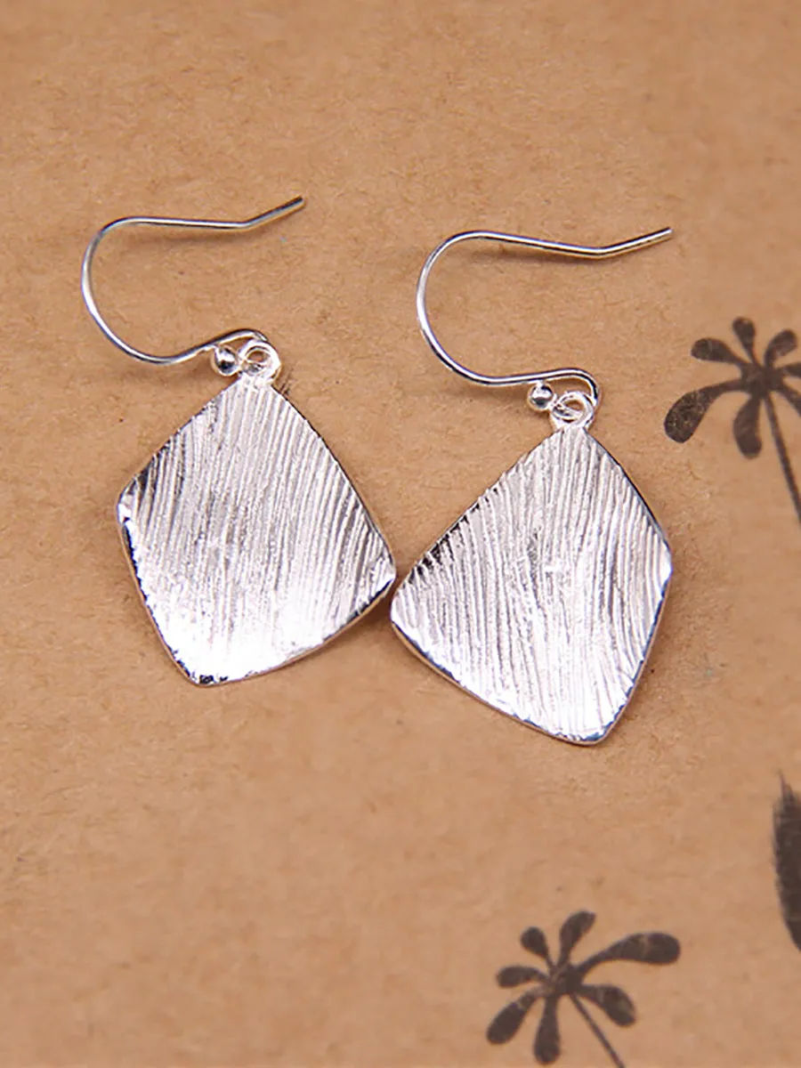 Women Casual Stripe S925Silver Earrings