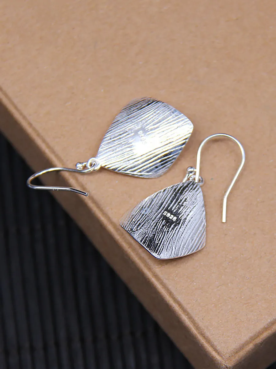 Women Casual Stripe S925Silver Earrings