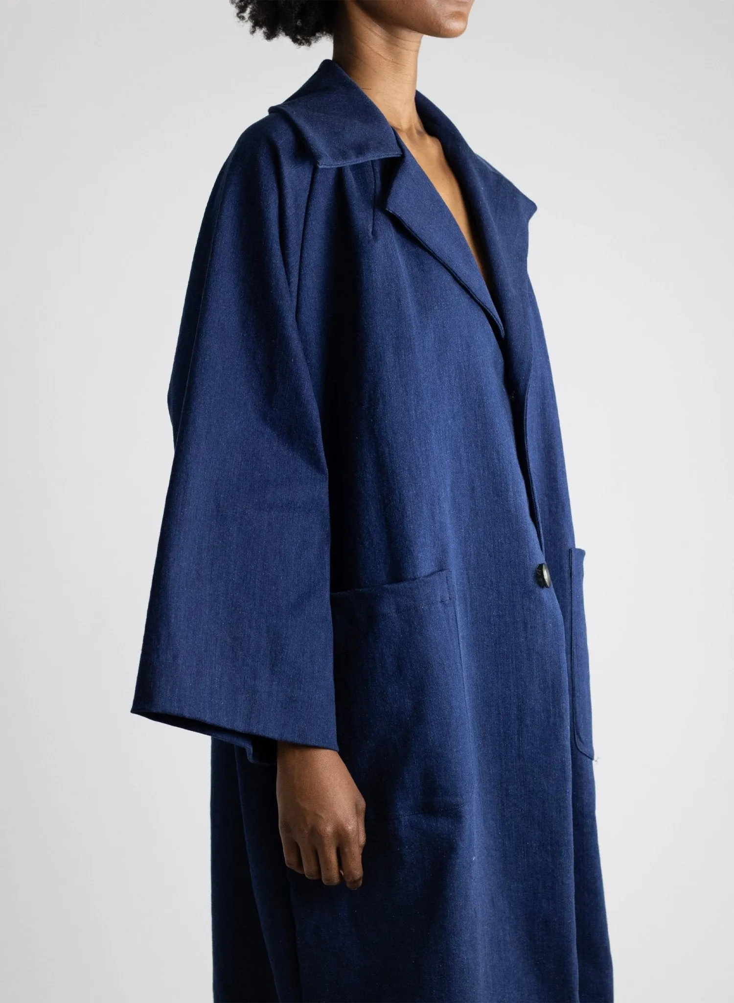 Work Coat - Soft Denim