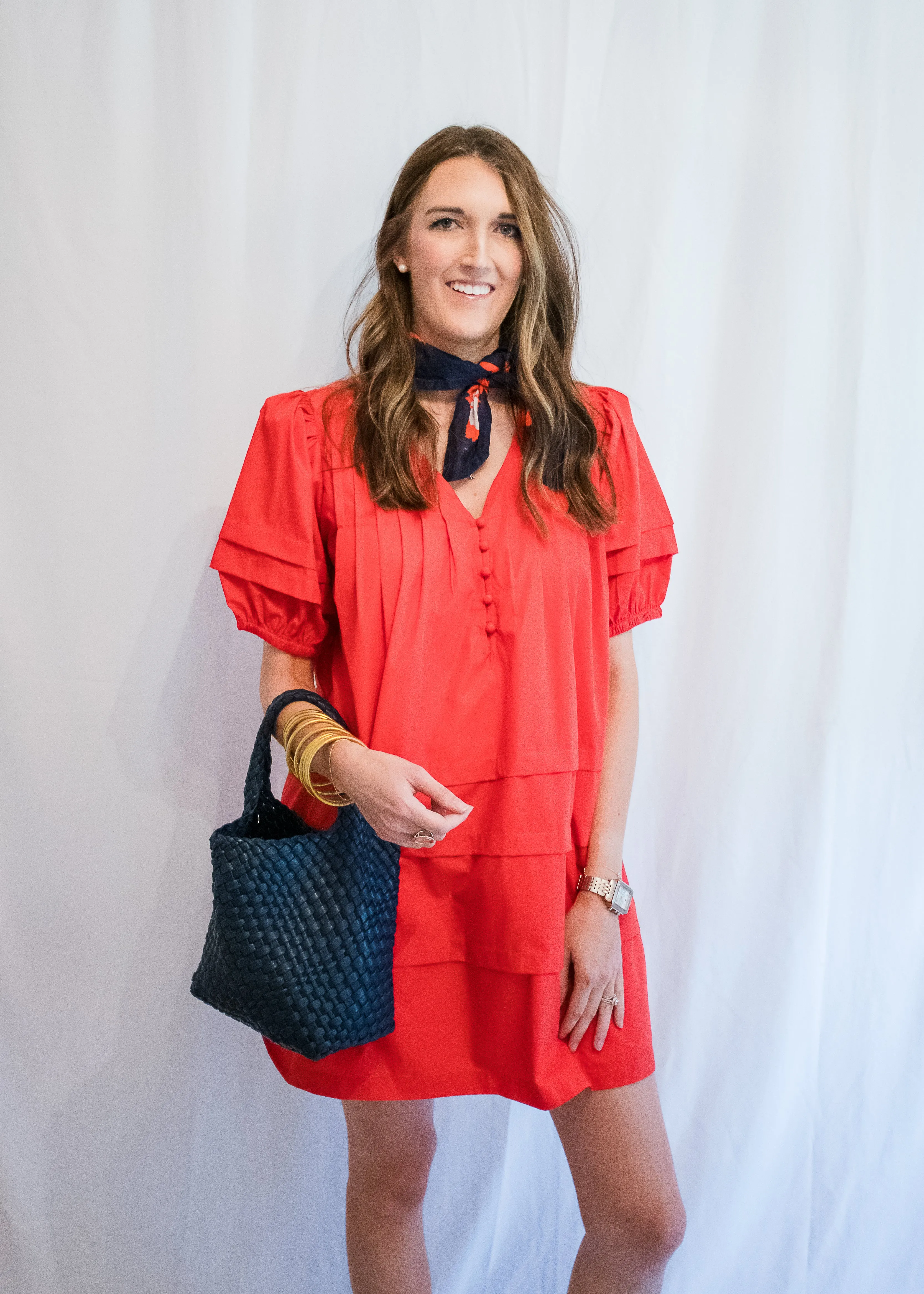 World on Fire Bold Red Dress