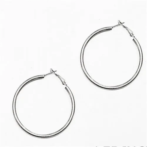 Worn Hoop Earring 2.5"